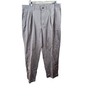 Lee Pants Mens 38x32 Beige Khaki High Rise Straight Leg Pants